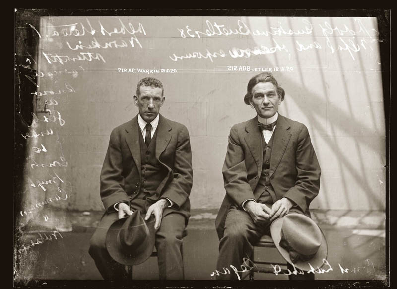 Albert Stewart Warnkin and Adolf Gustave Beutler Arrested on 18/11/1920