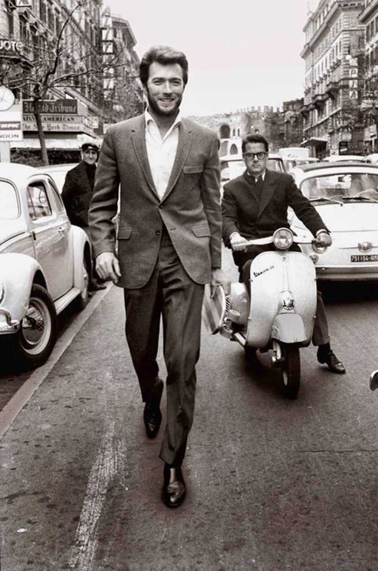 Clint Eastwood, Rome, 1965 Photo Elio SorciCamera Press
