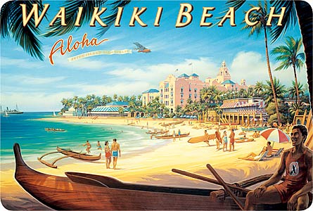 waikiki beach trav post