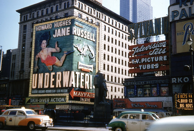 1955 Jane Russell in Underwater presented by Howard Hughes M