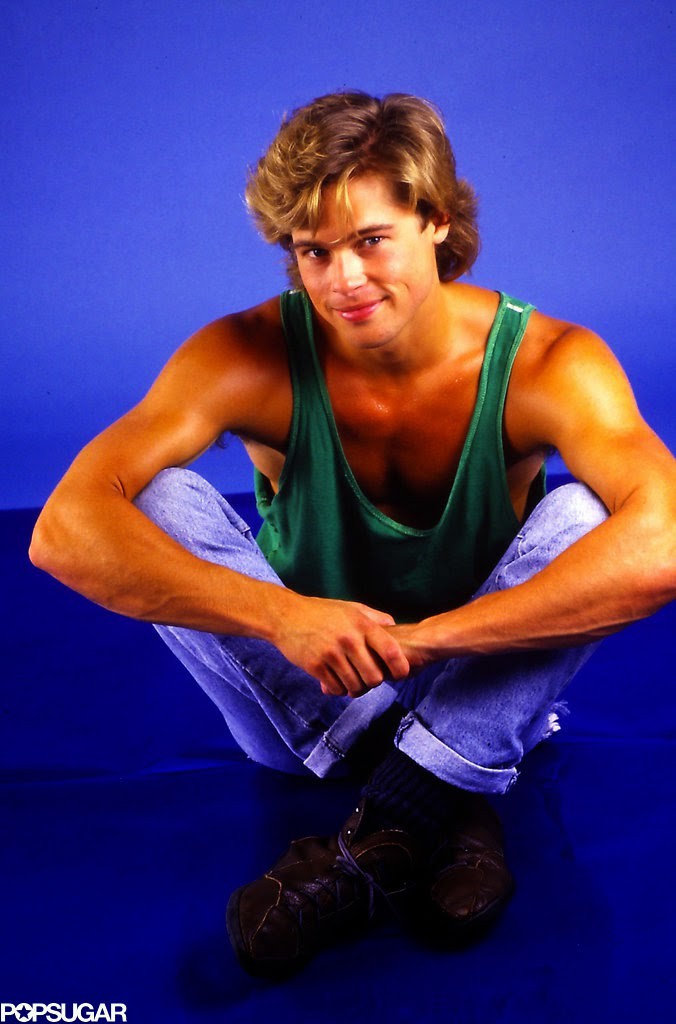 Brad Pitt's 1987 photo shoot (1)