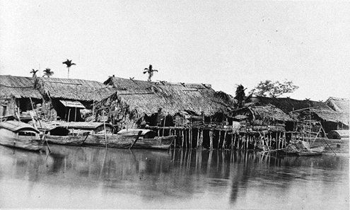 Chinese Vietnamese’s houses in Ben Nghe River (1866)
