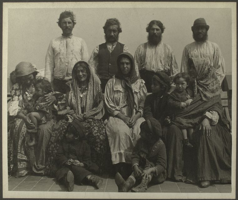 Several Romani people