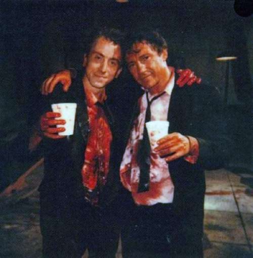 Tim Roth and Harvey Keitel Had a Bloody Day Shooting Reservoir Dog