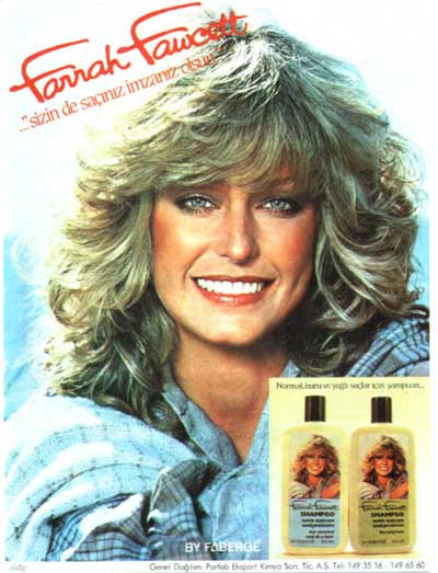 farrah fawcett shampoo old ads