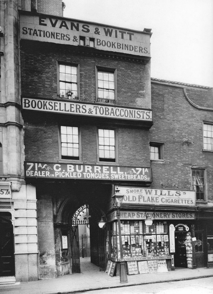 Evans and Witt, Stationers and Bookbinders, Booksellers and Tobacconists, ca. 1900s.
