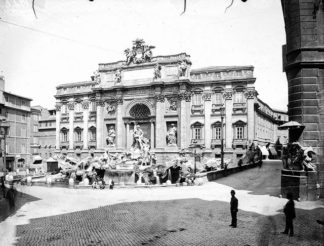 Trevi Fountain, c. 1870.