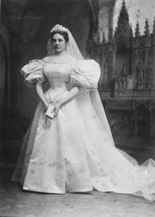Mary Lowry Warren’s dress from her 1895 wedding.