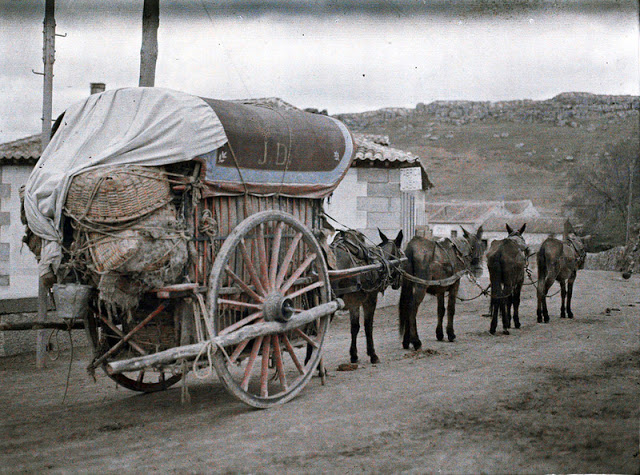 Old Color Photos of Life in Spain in 1917 (1)