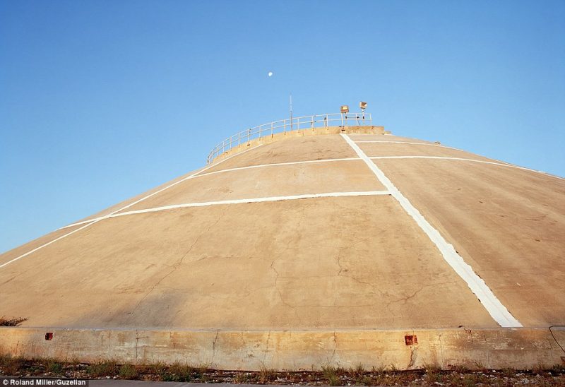 Pictured is a blockhouse - a isolated fort - at the Apollo Saturn Complex 37 at Cape Canaveral in Florida.