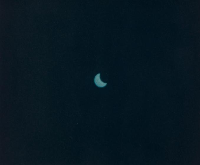Partial-solar-eclipse-seen-from-Gemini-12-in-Nov.-1966, Photo © Bloomsbury Auctions