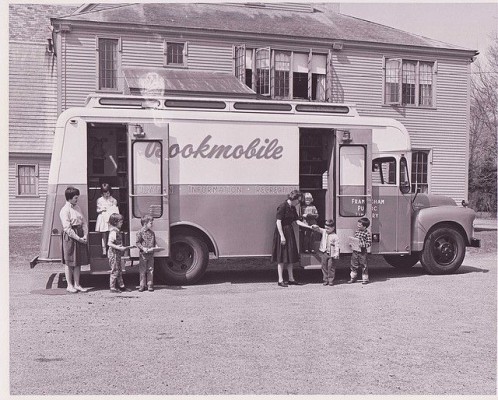 Framingham Public Library Bookmobile, Mass., 1956