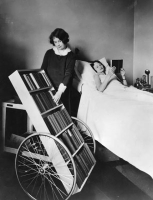 The LA Public Library’s bookmobile for the sick, 1928