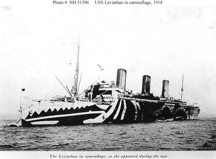 The American data were analysed by Harold Van Buskirk in 1919. About 1256 ships were painted in dazzle between 1 March 1918 and the end of the war on 11 November that year. Among American merchantmen 2500 tons and over, 78 uncamouflaged ships were sunk, and only 18 camouflaged ships; out of these 18, 11 were sunk by torpedoes, 4 in collisions and 3 by mines. No US Navy ships (all camouflaged) were sunk in the period