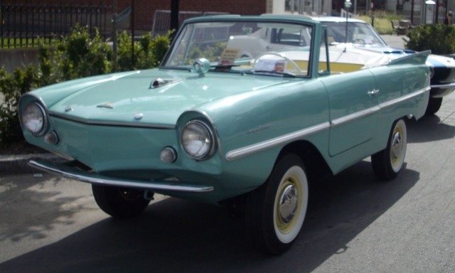 1964 Amphicar photographed in Ste. Anne De Bellevue, Quebec, Canada at Cruisin' At The Boardwalk 2012.