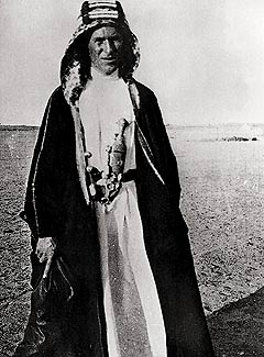 Lawrence at Rabigh, north of Jeddah, 1917