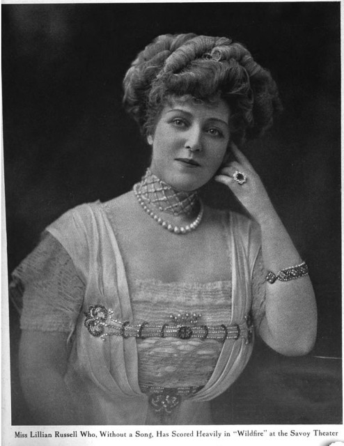 Lillian Russell in Wildfire Source