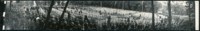 Memorial Day ceremony at the American Cemetery at Suresnes, May 30, 1920.
