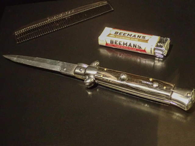Mutt Wiliams' (Shia LaBoef) comb, gum and switchblade from Indiana Jones and the Kingdom of the Crystal Skull.