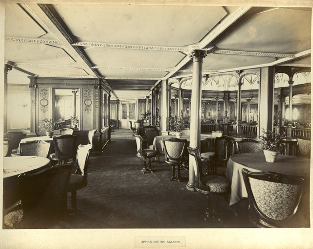Upper dining saloon