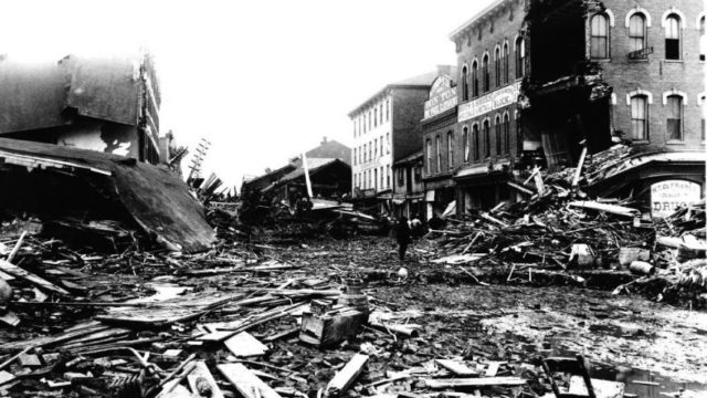 Aftermath of the Johnstown Flood. source