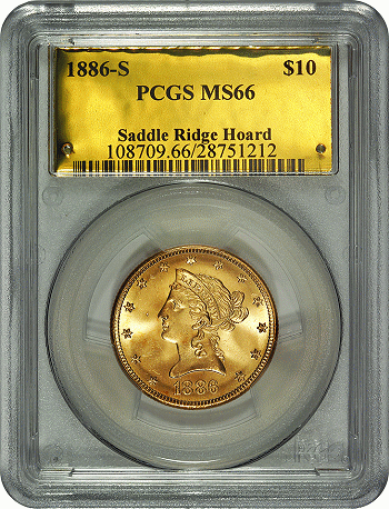 1886-S $10 PCGS slab.Source