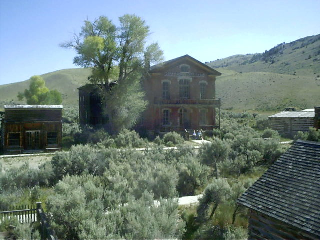 Bannack, Montana, USA. A well preserved ghost town that is now a State Park. Source