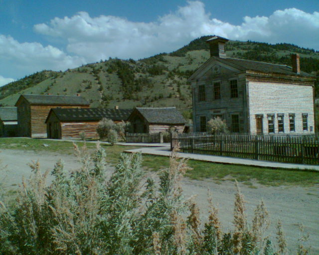 In the ghost town of Bannack, Montana, USA.Source
