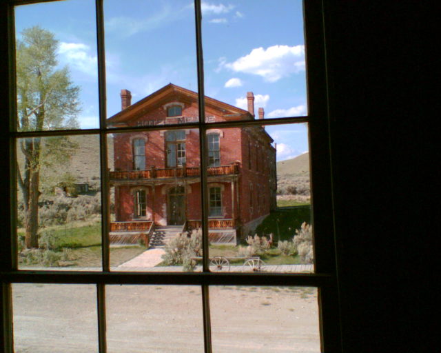 In the ghost town of Bannack, Montana, USA. Source