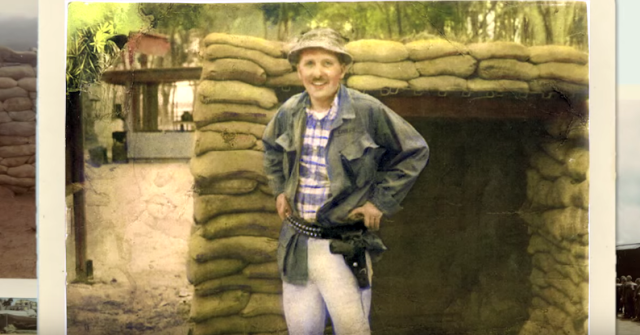 Here is Chickie Donahue in the War Zone in Vietnam finding his childhood friends. Source: You Tube