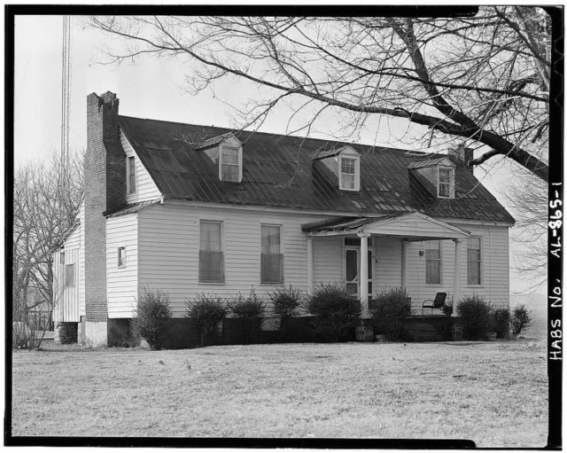 Bride's Hill Plantation in Lawrence County was part of the Gen. Joe Wheeler estate. (Contributed by Library of Congress