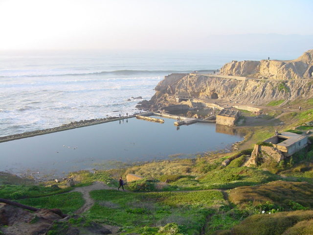 A view over the ruins of Sutro Baths