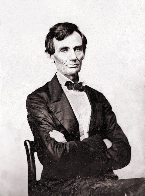 August 13, 1860The last beardless photo of Lincoln.Source