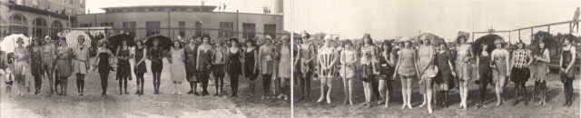 Contestants, Bathing Girl Revue, Galveston, Tex., May 13, 1923 Source