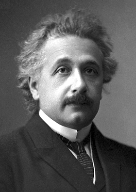 Einstein's official 1921 portrait after receiving the Nobel Prize in Physics Source