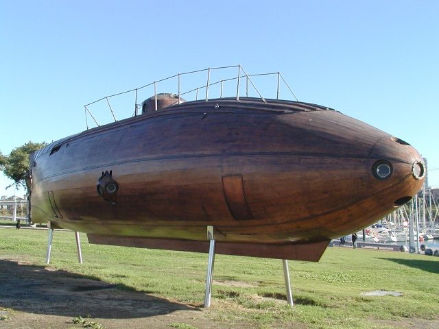Ictineo II replica at the harbour of Barcelona.Source