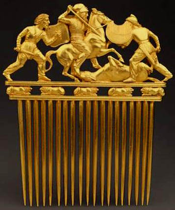 Scythian comb, c. 400 BC Source