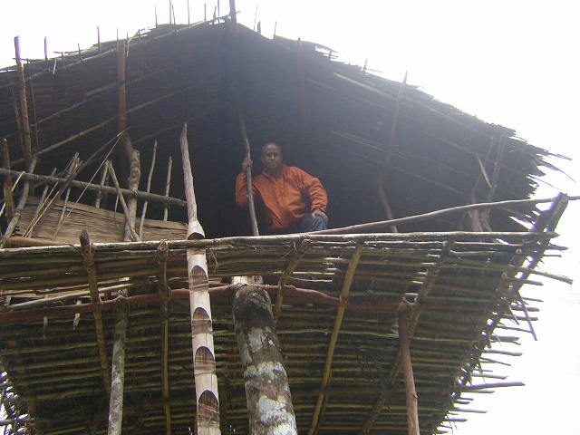 Treehouse of the Korowai tribe in Papua New Guinea.Source