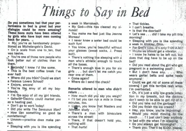 Sexy things to say in bed