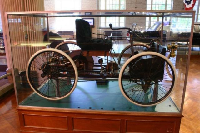 1896 Ford Quadricycle photographed at The Henry Ford Museum in Dearborn, Michigan, by Douglas WilkinsonSource