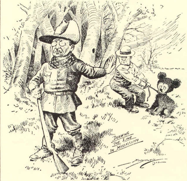 A 1902 political cartoon in The Washington Post spawned the teddy bear name