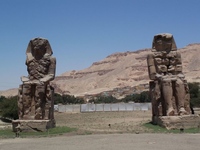 Amenhotep III's Sitting ColossiSource
