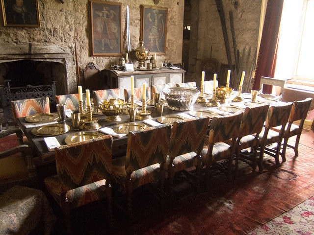 Castle dining hall