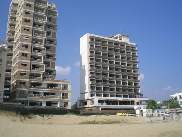 Crumbling hotels in Varosha