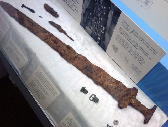 Derby Museum Viking Sword found in Repton.Source