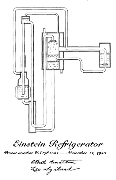 Einstein's and Szilárd's patent application