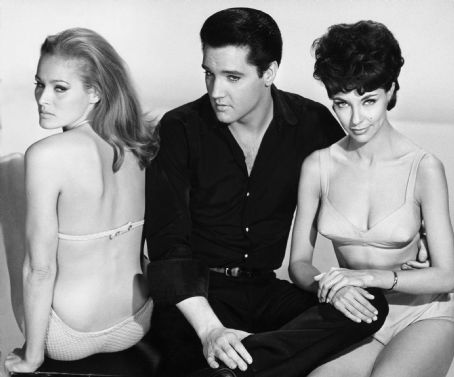 Elvis Presley with Ursula Andress & Elsa Cárdenas in Fun in Acapulco (1963) Source