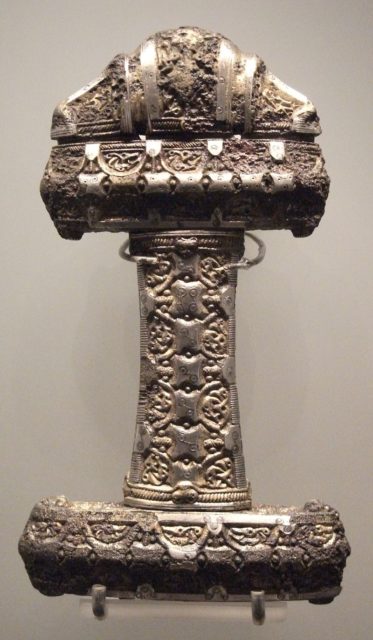 Museum of Scotland, Viking sword hilt, 9th century,Source