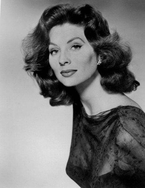 Photo of model-actress Suzy Parker from a 1963 ABC Television special on fashion. .Source