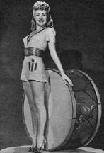 Pin-up photo of Betty Grable for the Jun.Source